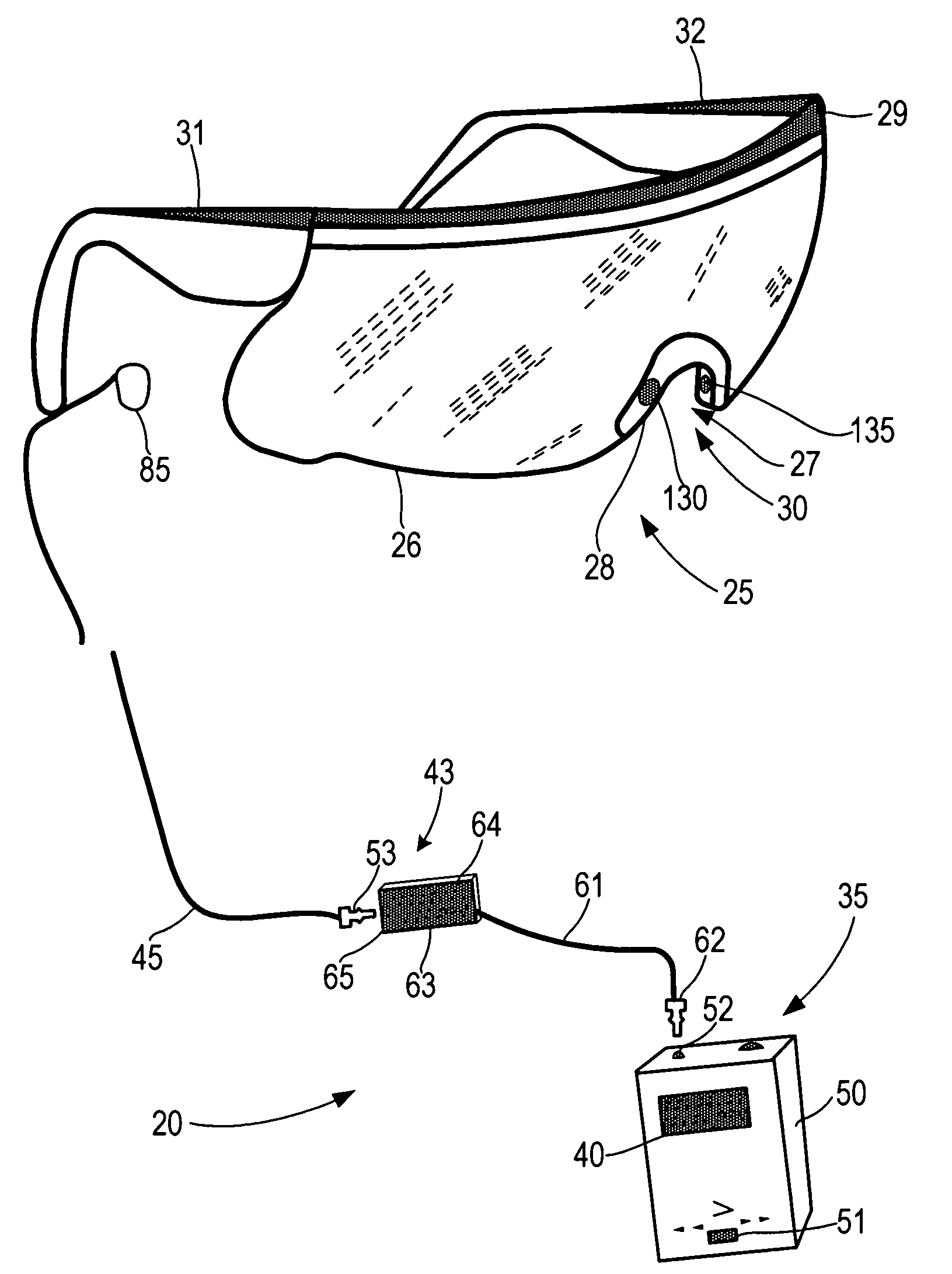 Monitoring device, method and system