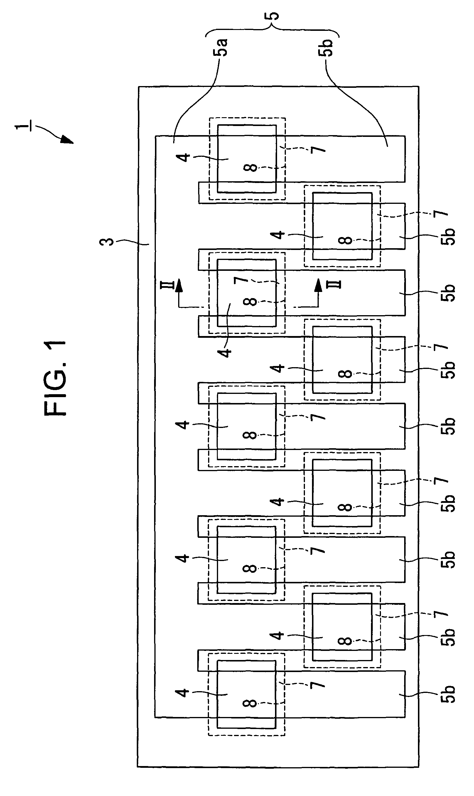 Heating resistance element component and printer