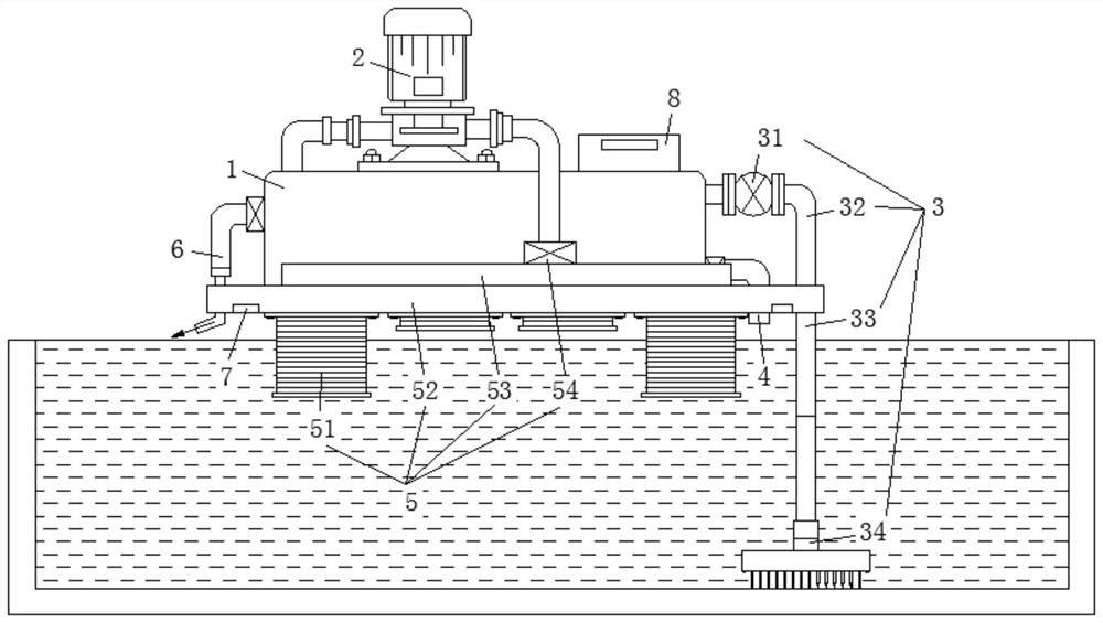 An environmentally friendly sewage suction device