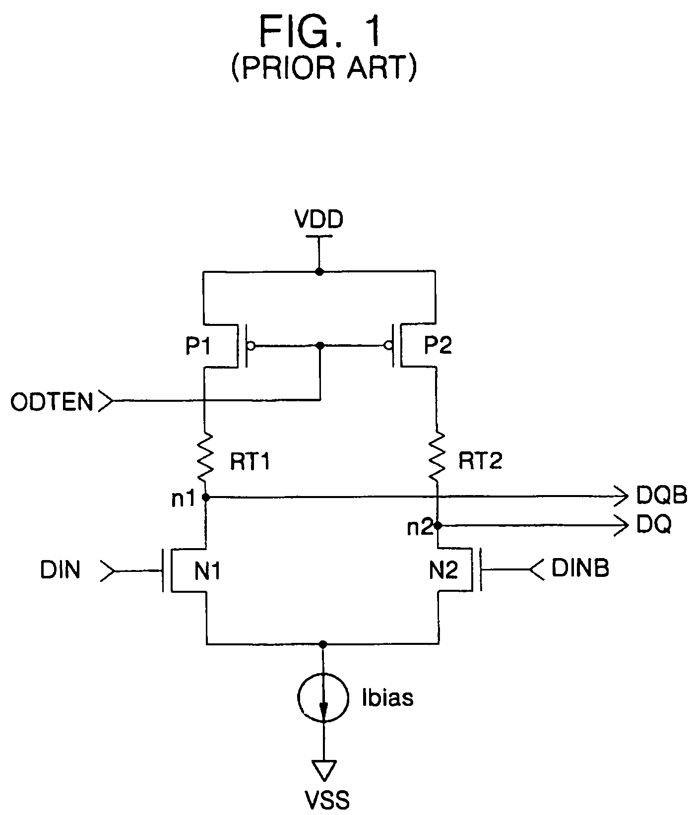Differential output driver and semiconductor device having the same