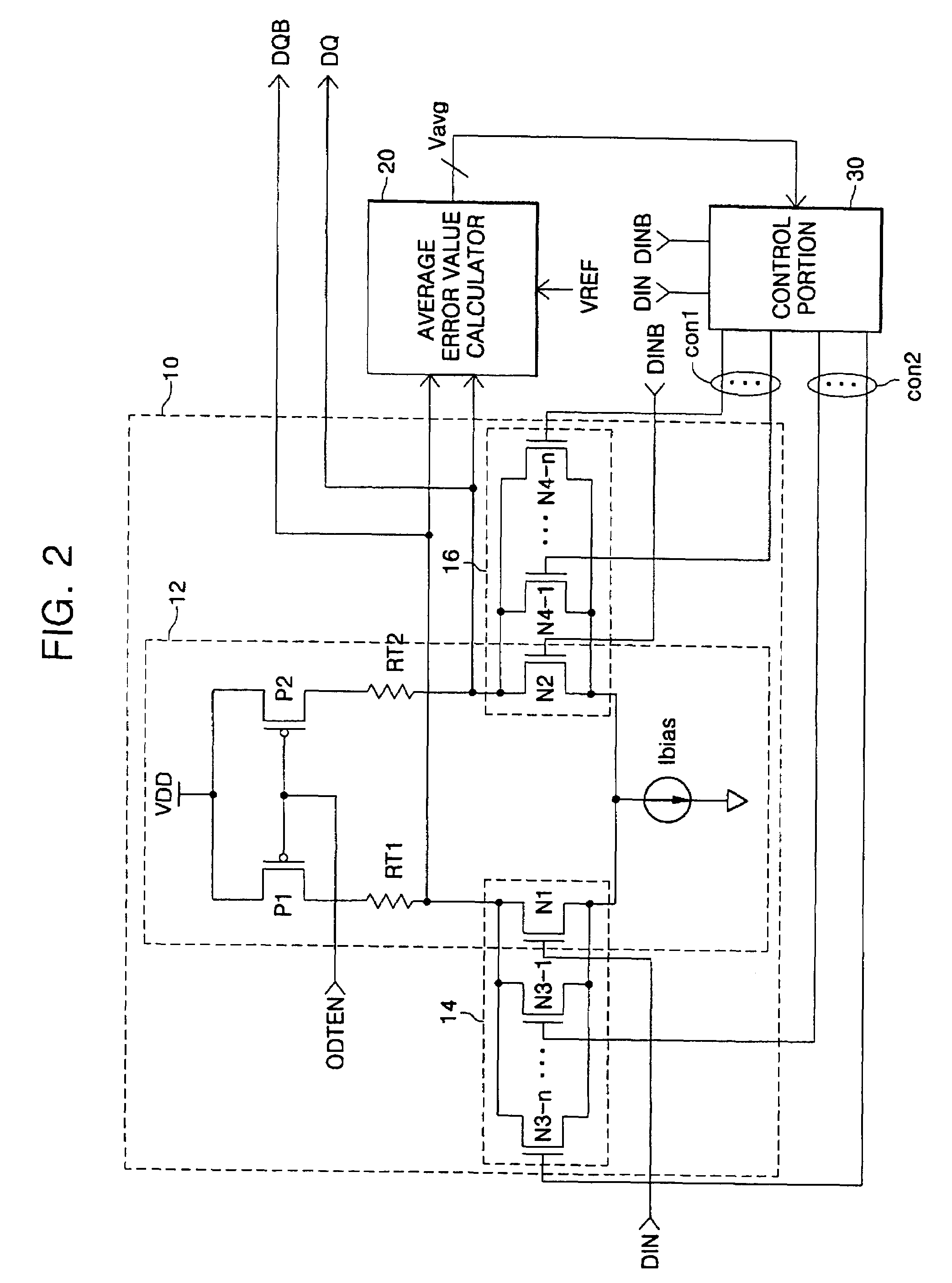 Differential output driver and semiconductor device having the same