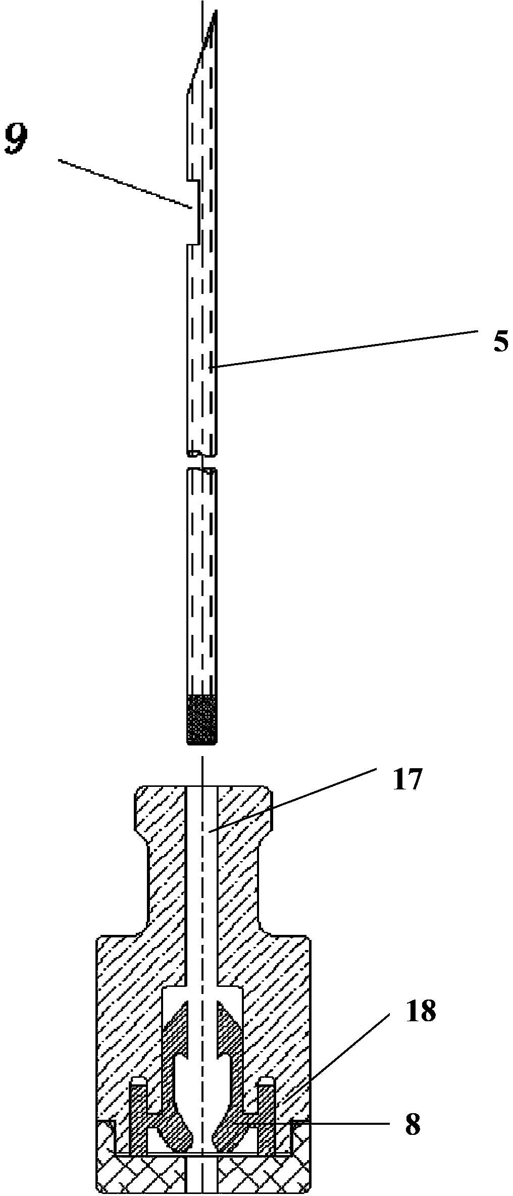 Security-type venous indwelling needle