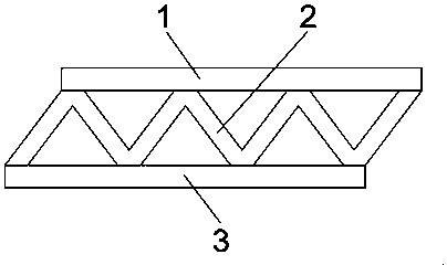 Corrugated floor slab and preparation method thereof