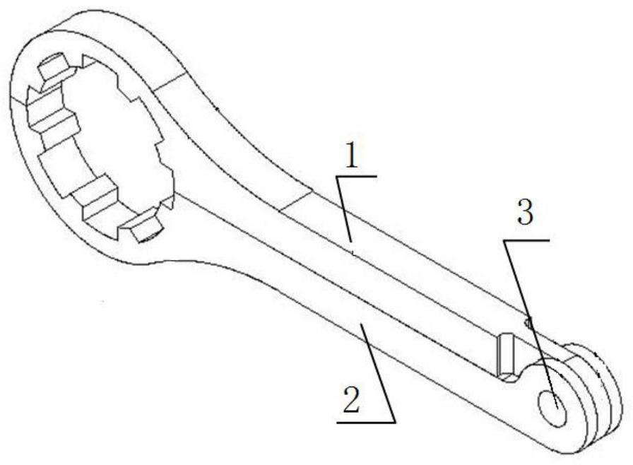 Clamp type wrench for circular nut with tooth groove in airplane pipeline