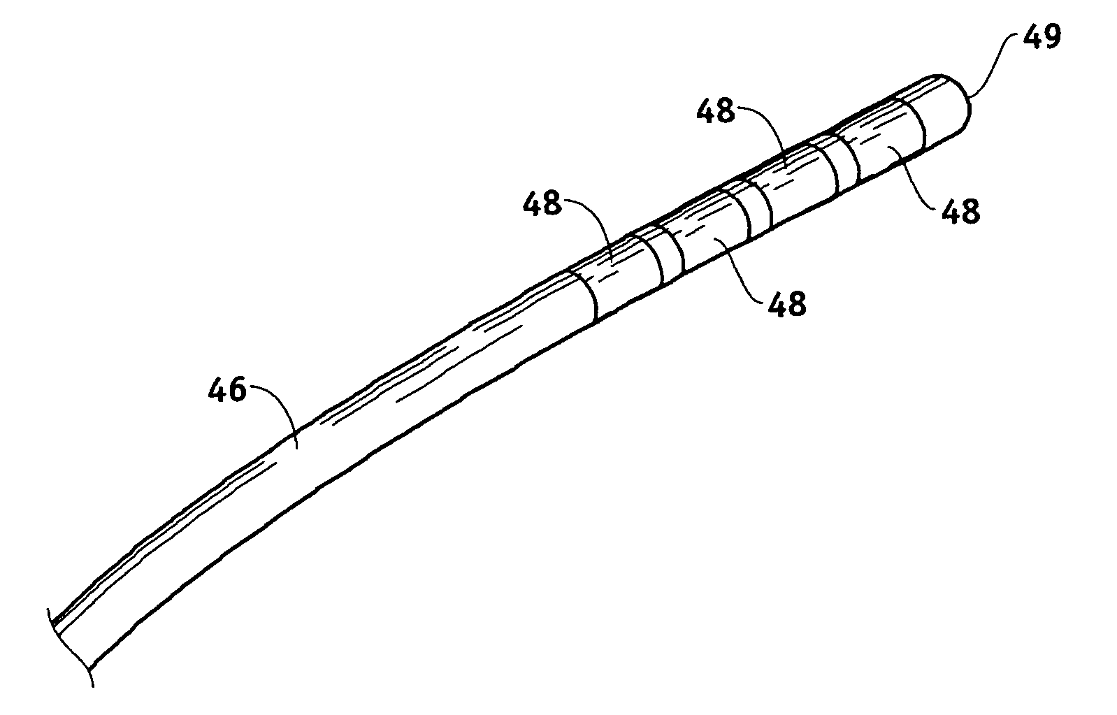 Lead electrode for use in an MRI-safe implantable medical device