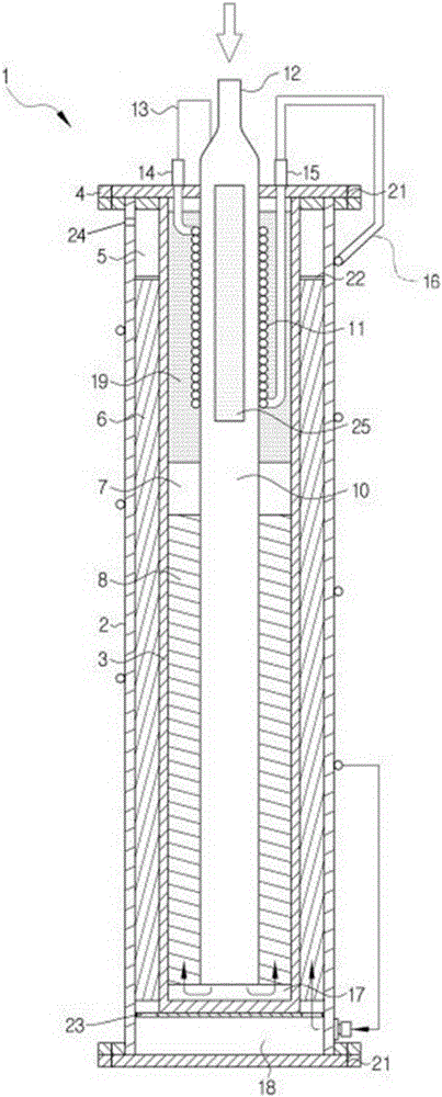 A hydrogen production reactor