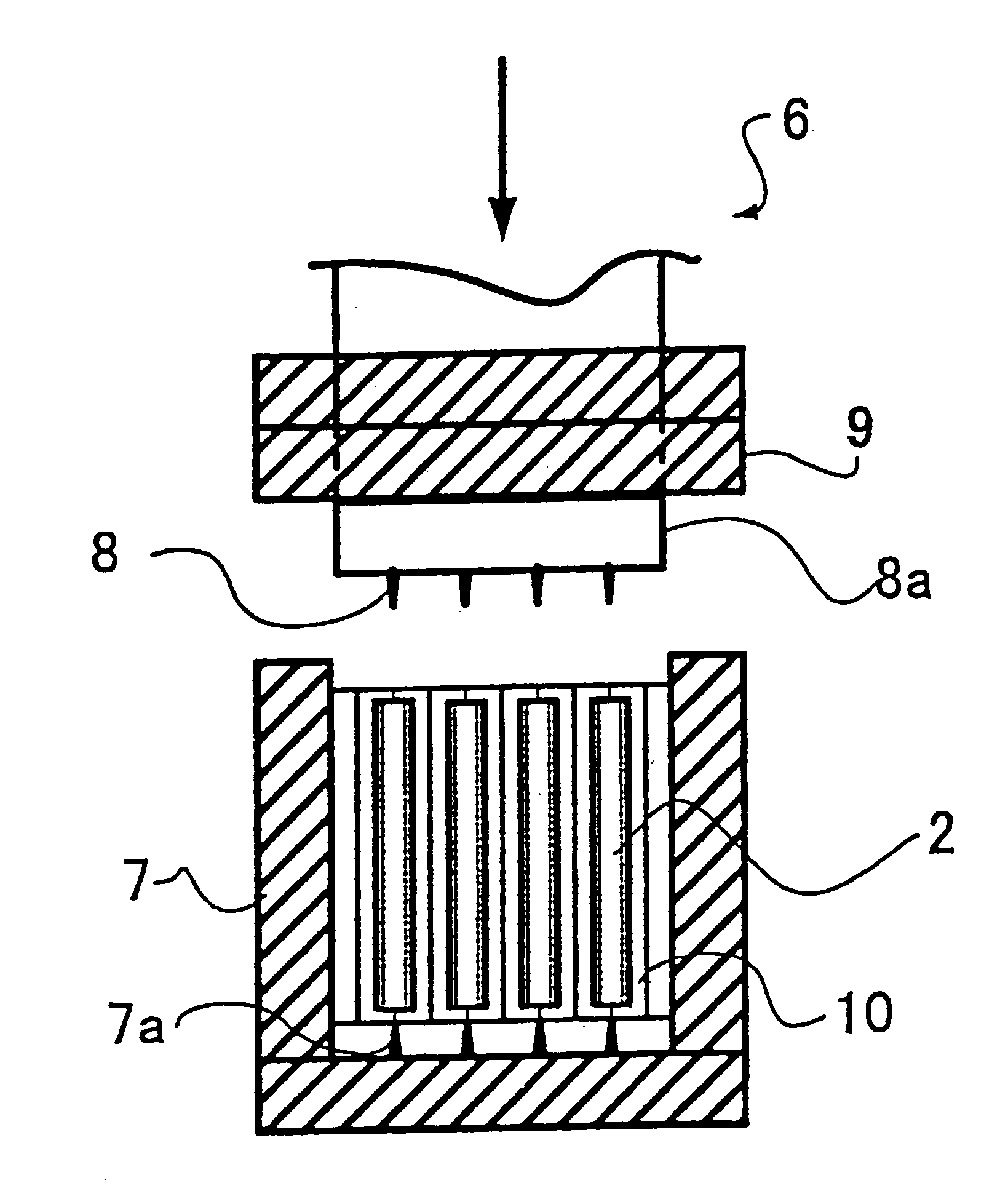Connector component for multi-core optical fiber, ferrule, and method for manufacturing the same