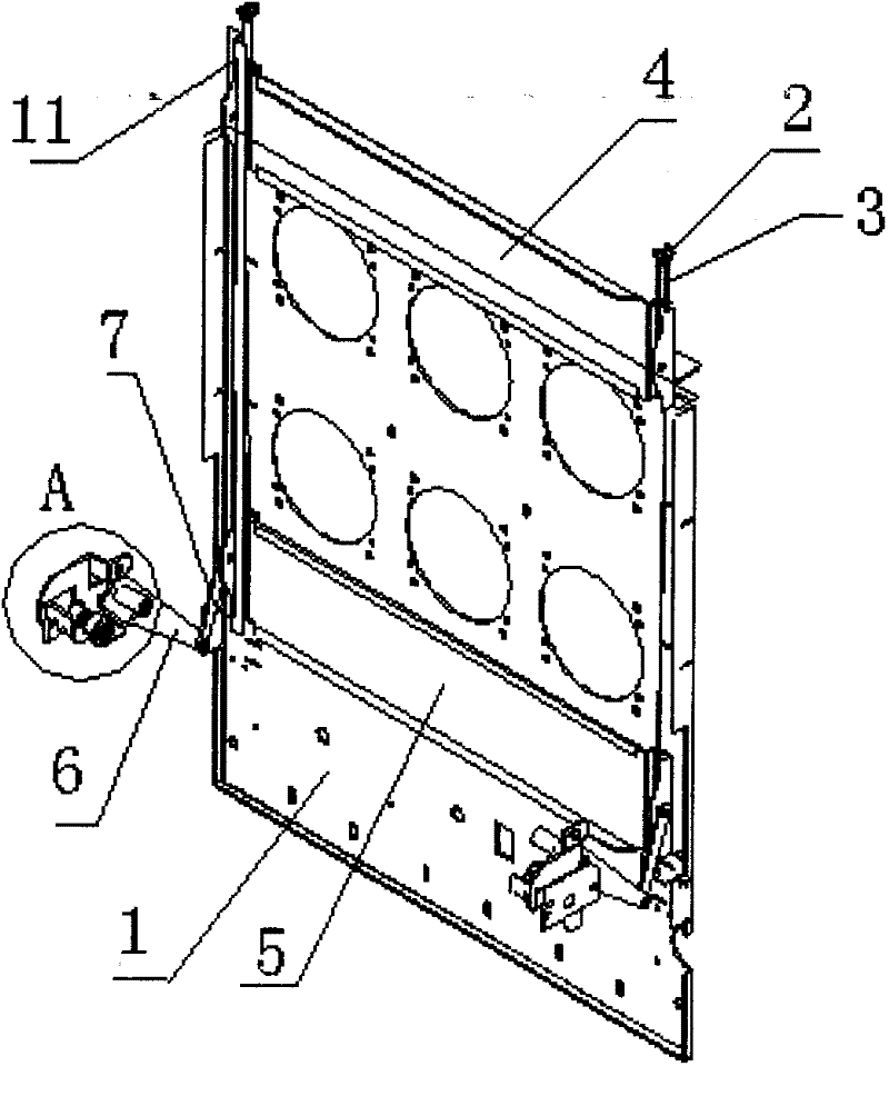 Valve mechanism of switch cabinet