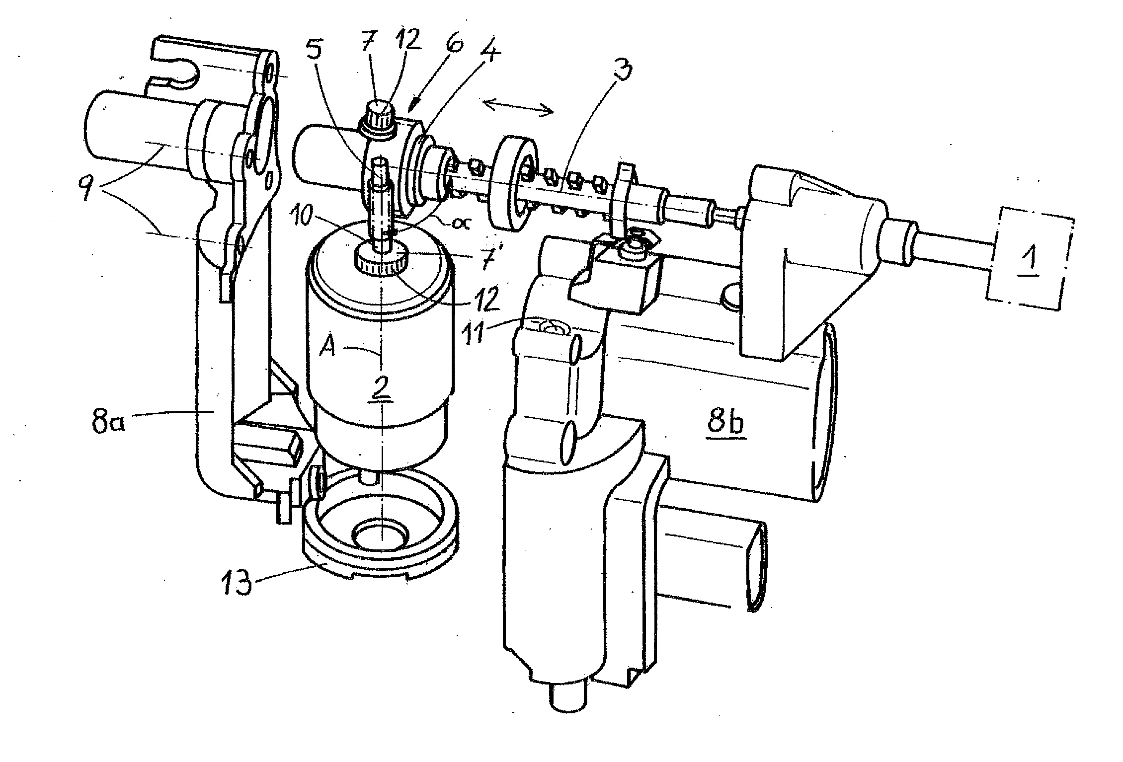 Actuating unit for automotive applications