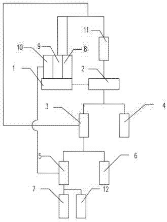 Air compressor control device for electric vehicle