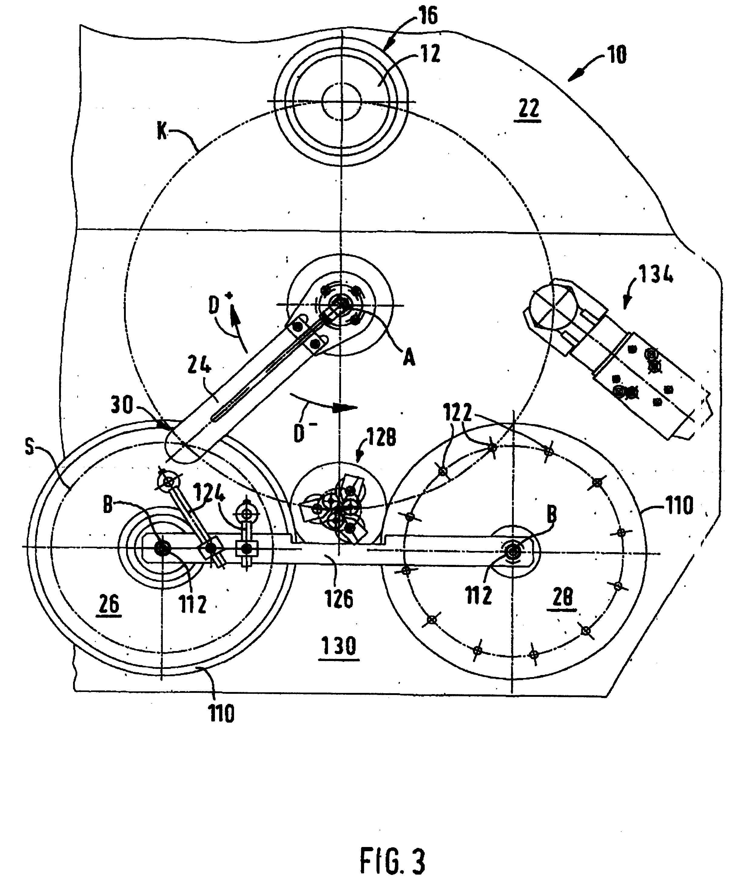 Device for loading and unloading optical workpieces