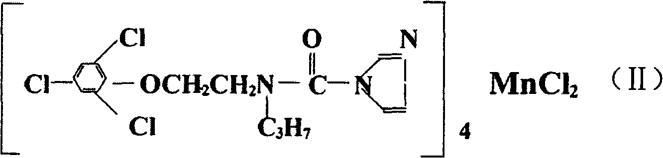 Bactericidal composition compounded by dimethomorph and prochloraz