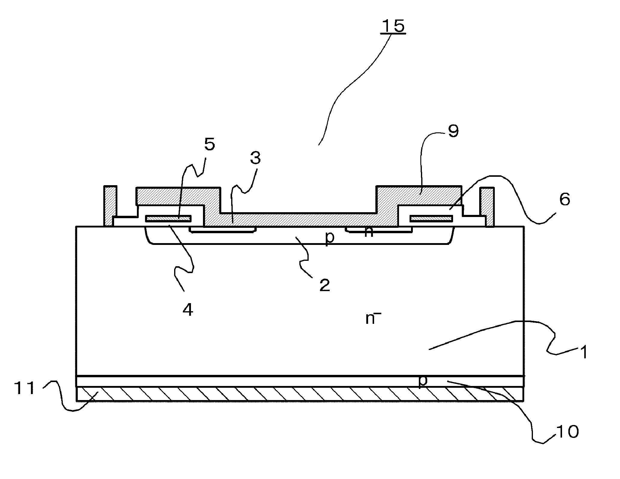 Method of manufacturing a MOS type semiconductor device