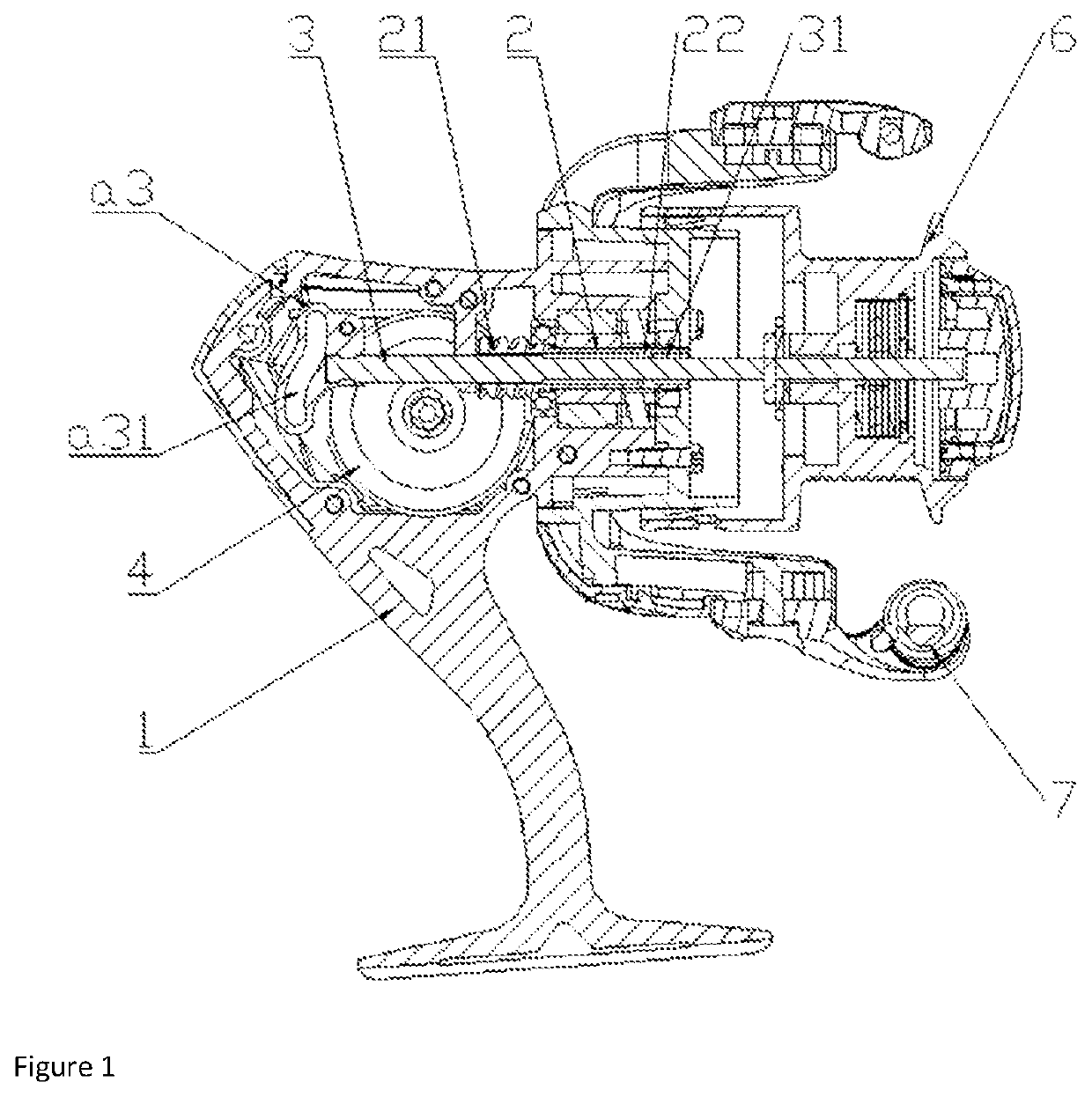 Kind of spinning fishing reel