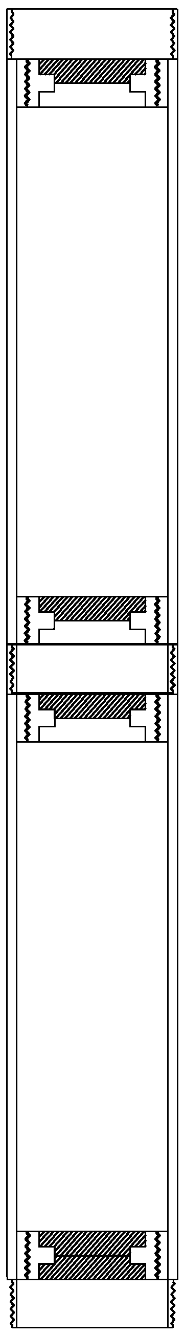 Assembly type slurry storage device for filling deep underwater confined space and assembly method of assembly type slurry storage device