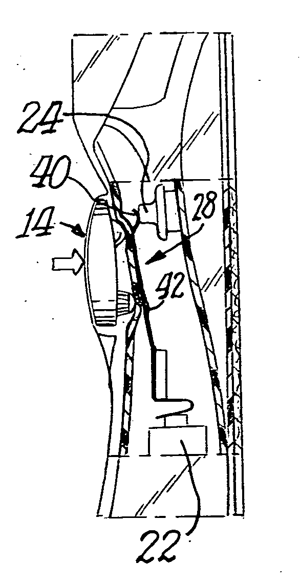 Powered toothbrush with test button