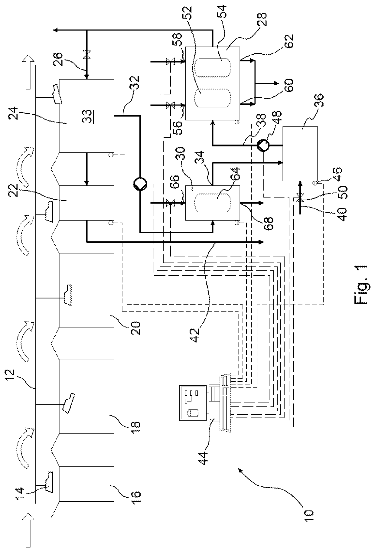 Surface treatment plant, preconditioning apparatus and process for ...