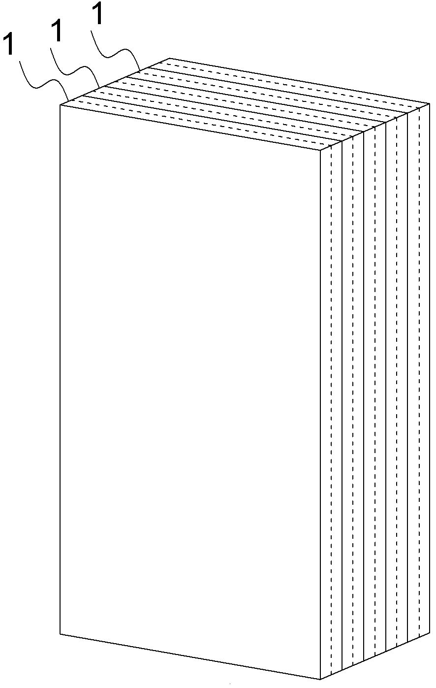 Artificial electromagnetic material with wideband, high refractive index and low dispersity