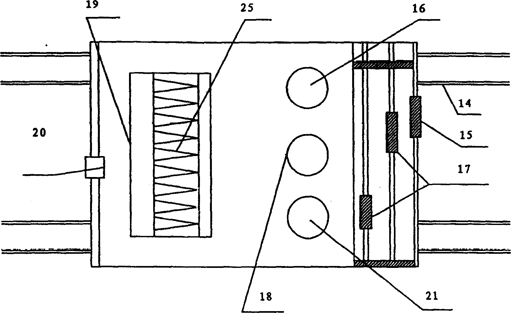 Apparatus and technology for producing integrally splicing hollow boards for building