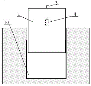 System and method for double-lock site gate water gaging