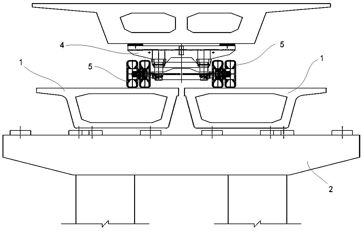 Construction method of beam transport channel in horn-mouth section of island-type station