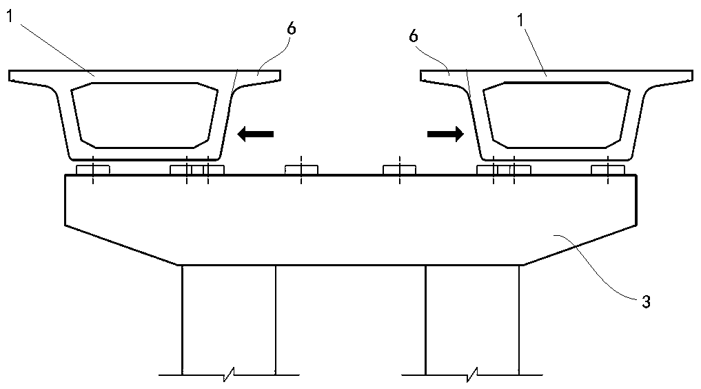 Construction method of beam transport channel in horn-mouth section of island-type station