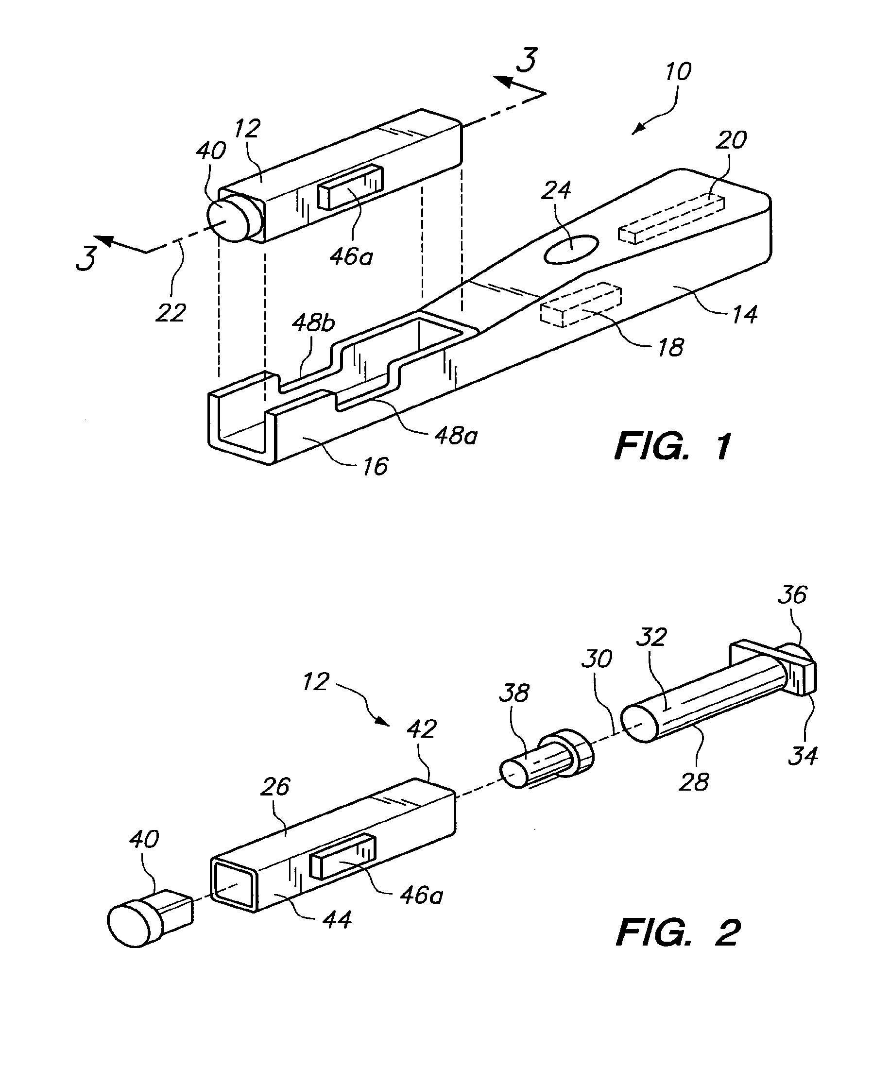 Cassette for a hidden injection needle