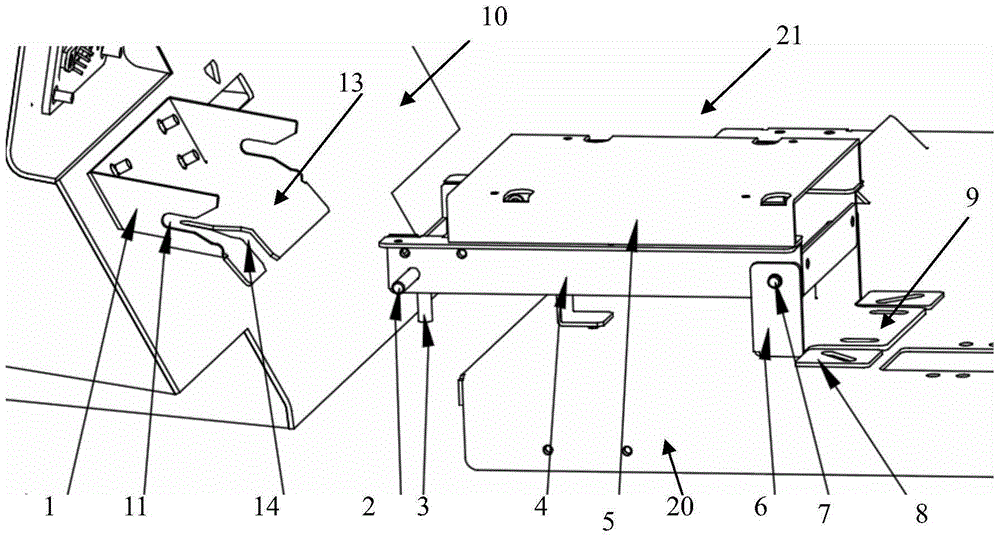 Financial equipment having function of aligning card reader with card insertion hole automatically