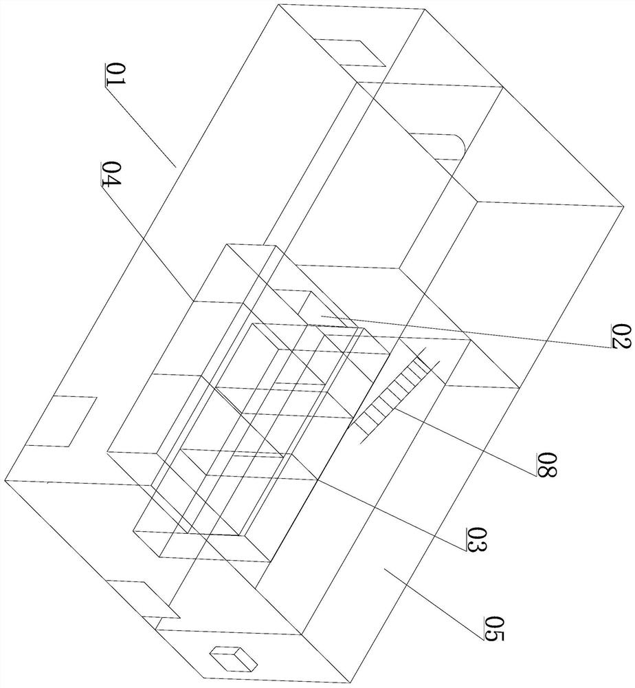 Snake three-dimensional display modular structure