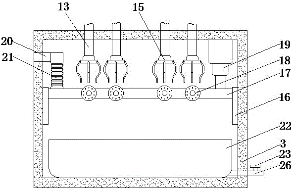 Cleaning device for leather processing