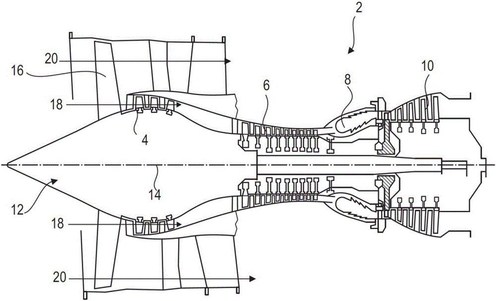 Perforated drum of an axial turbine-engine compressor