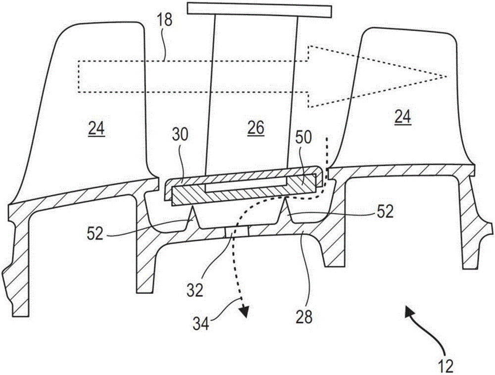 Perforated drum of an axial turbine-engine compressor