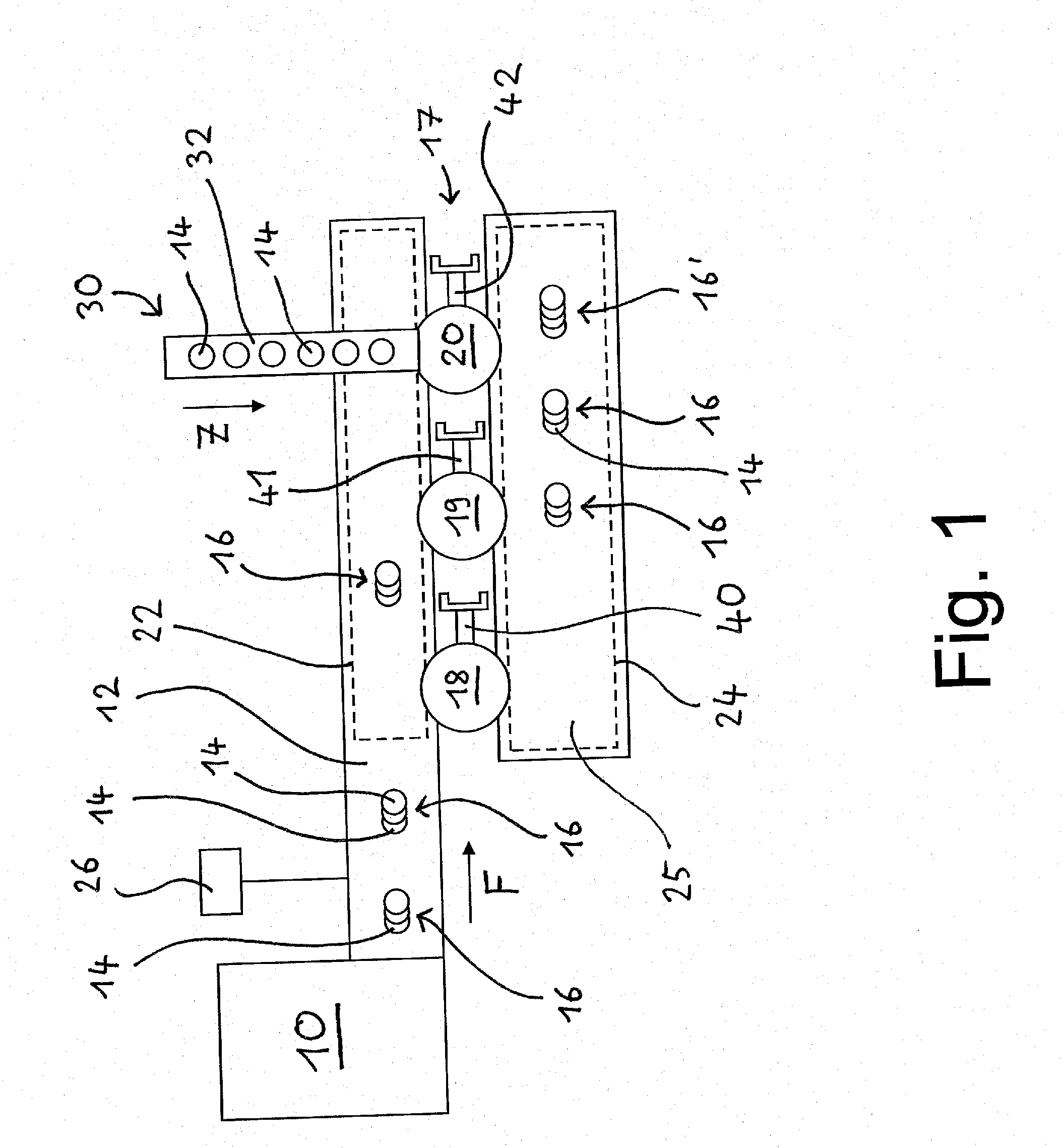 Apparatus for handling portions of products