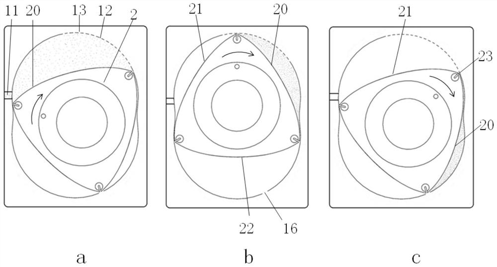 High-continuity filtering device for treating metallurgical wastewater