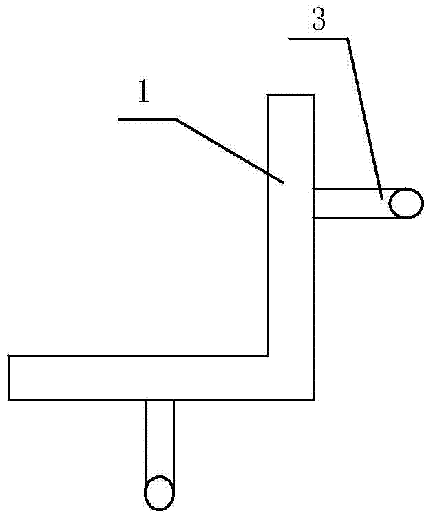 Multifunctional line hanging device for building construction