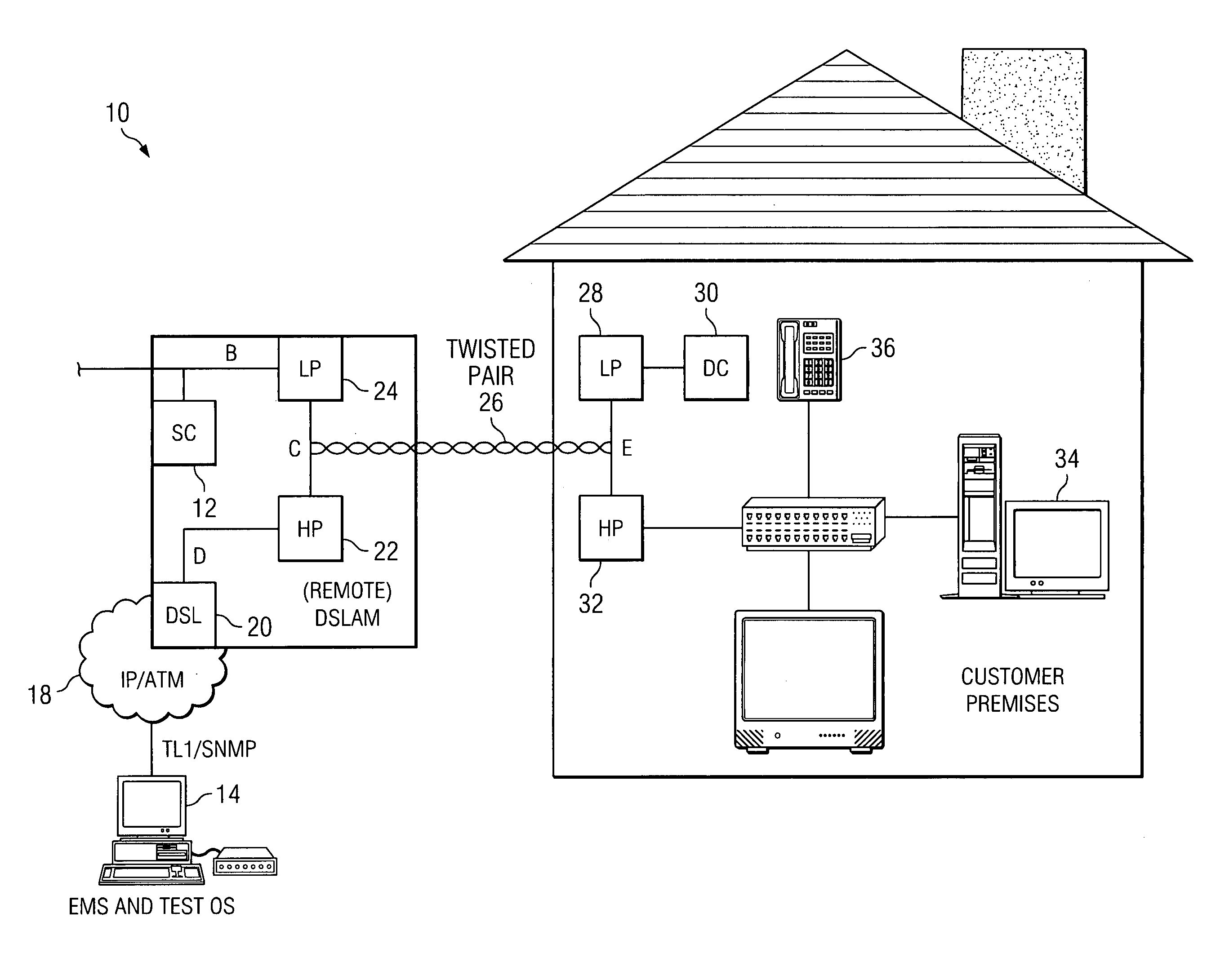 Autonomous metallic supervision with sealing current