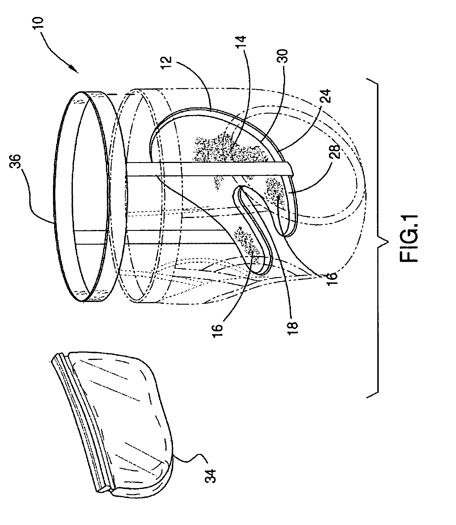 Sanitary device for men and method of using