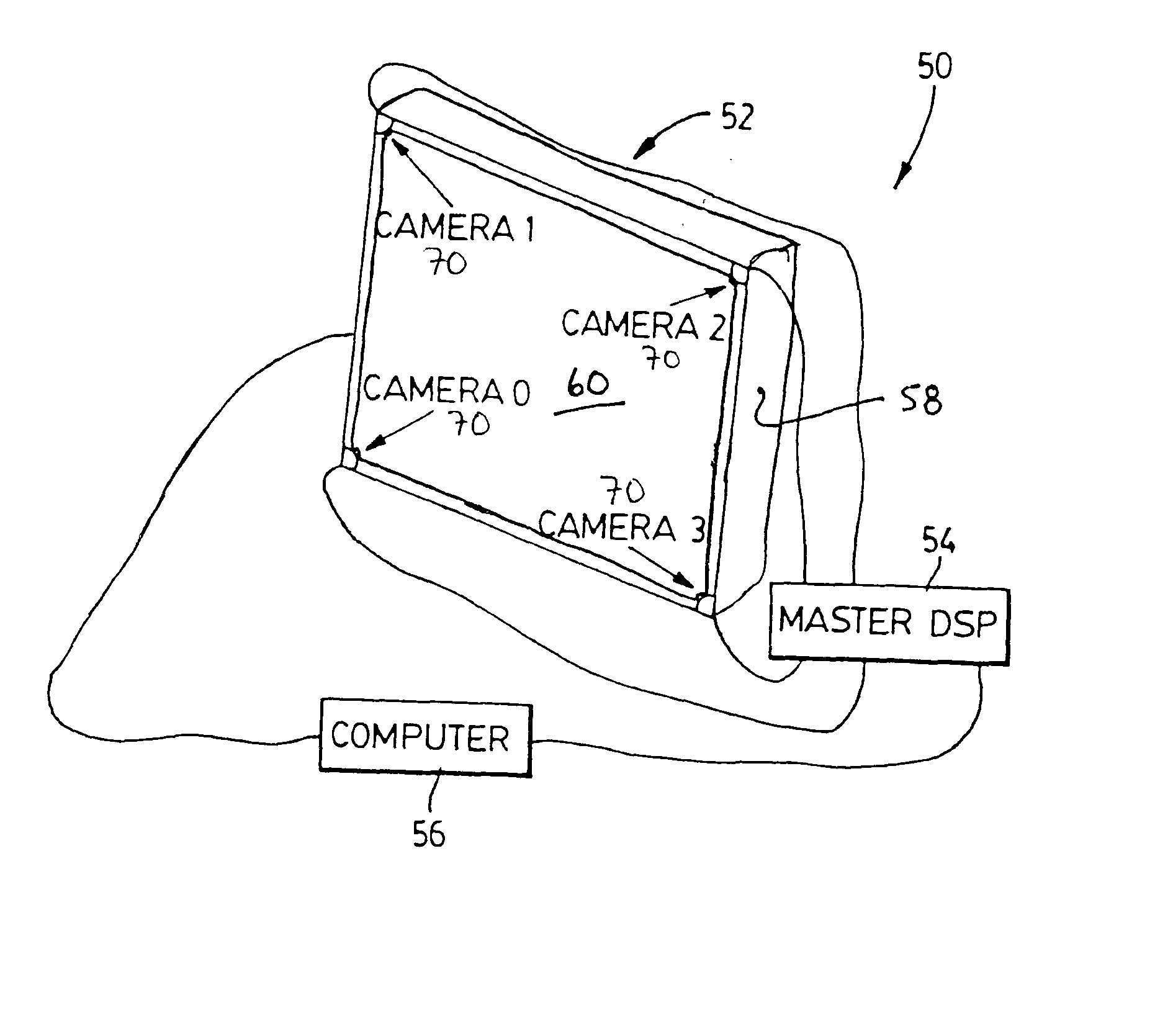 Gesture recognition method and touch system incorporating the same