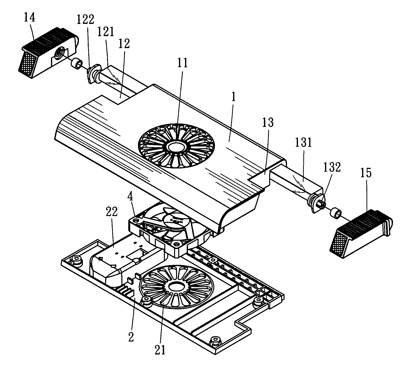 Heat-dissipating seat for notebook computers