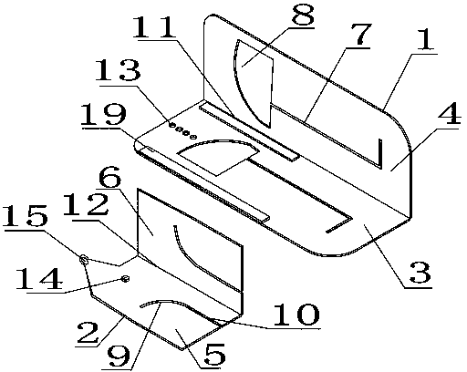 Retractable sewing template