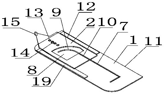 Retractable sewing template