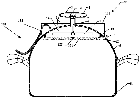 Pot cover capable of achieving quick heat dissipation