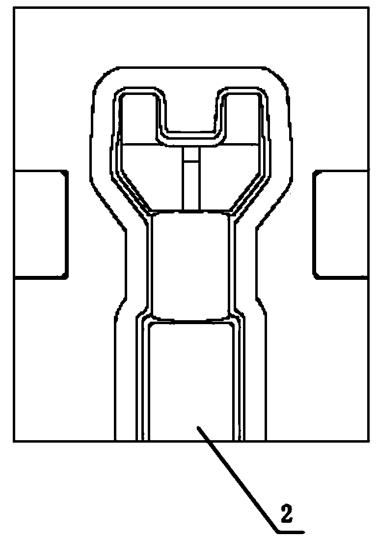 Combined forging method for 300m steel rocker arm forging