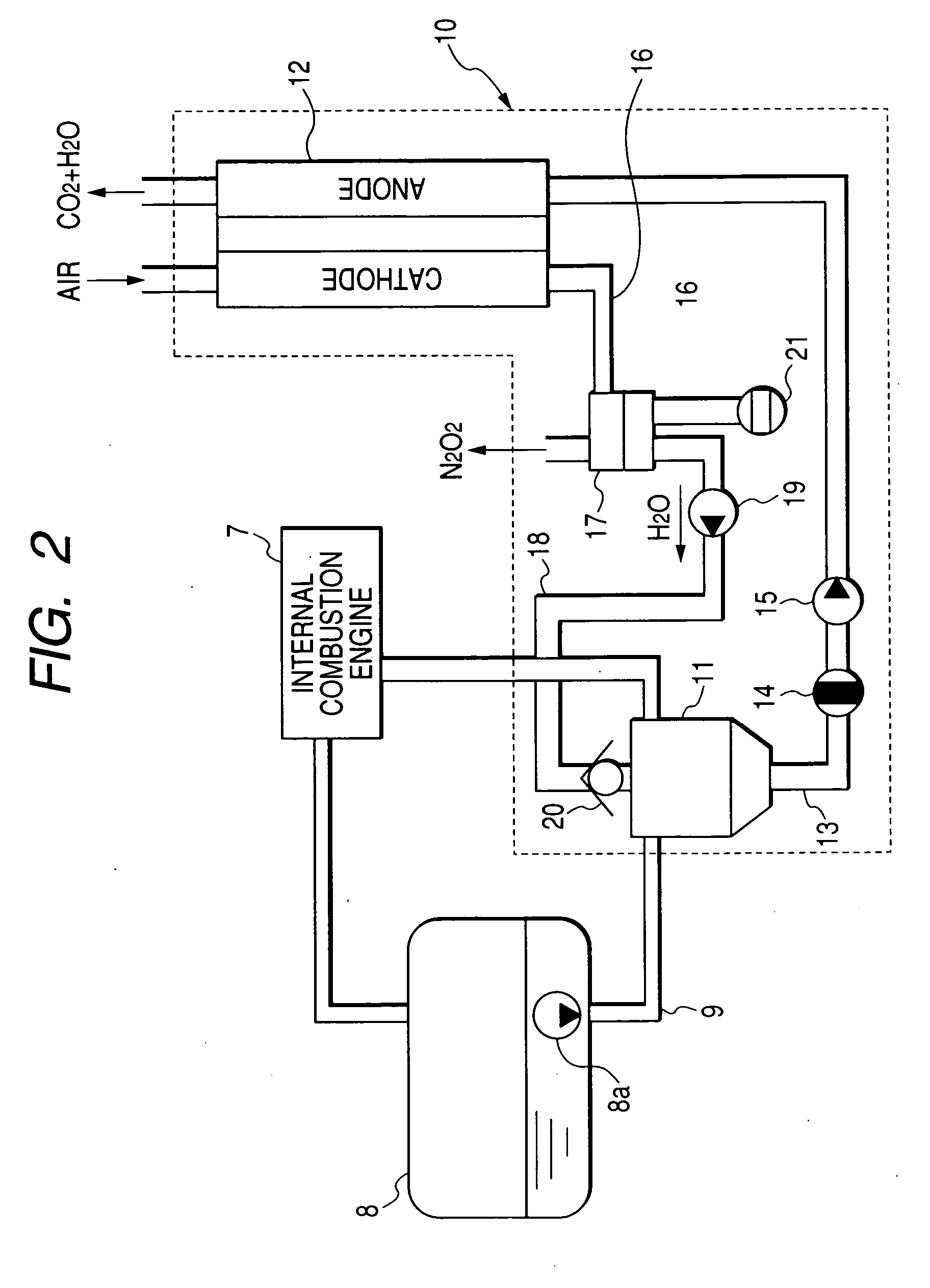 Electric power generation system for vehicle