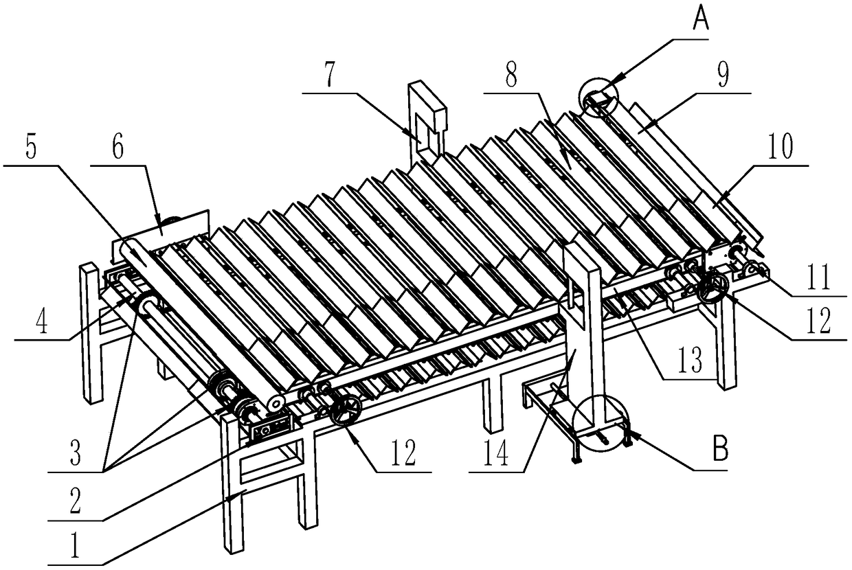 Flexible rubber-plastic foamed pipe fixed-length cutter and cutting method thereof