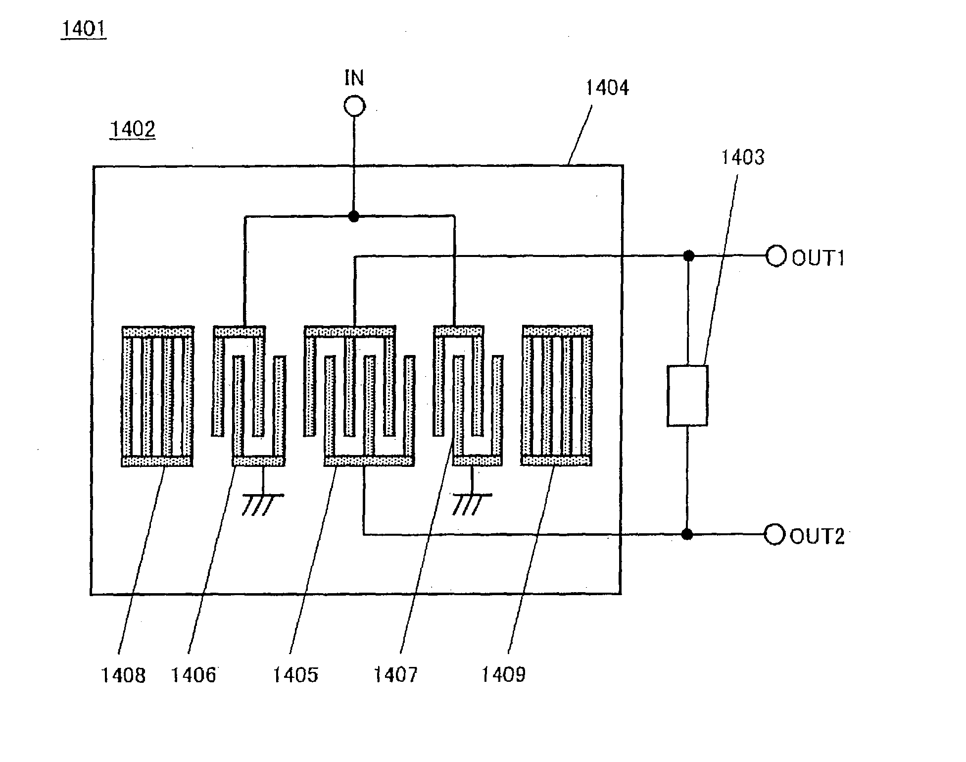 Balanced high-frequency device and balance-characteristics improving method and balanced high-frequency circuit using the same
