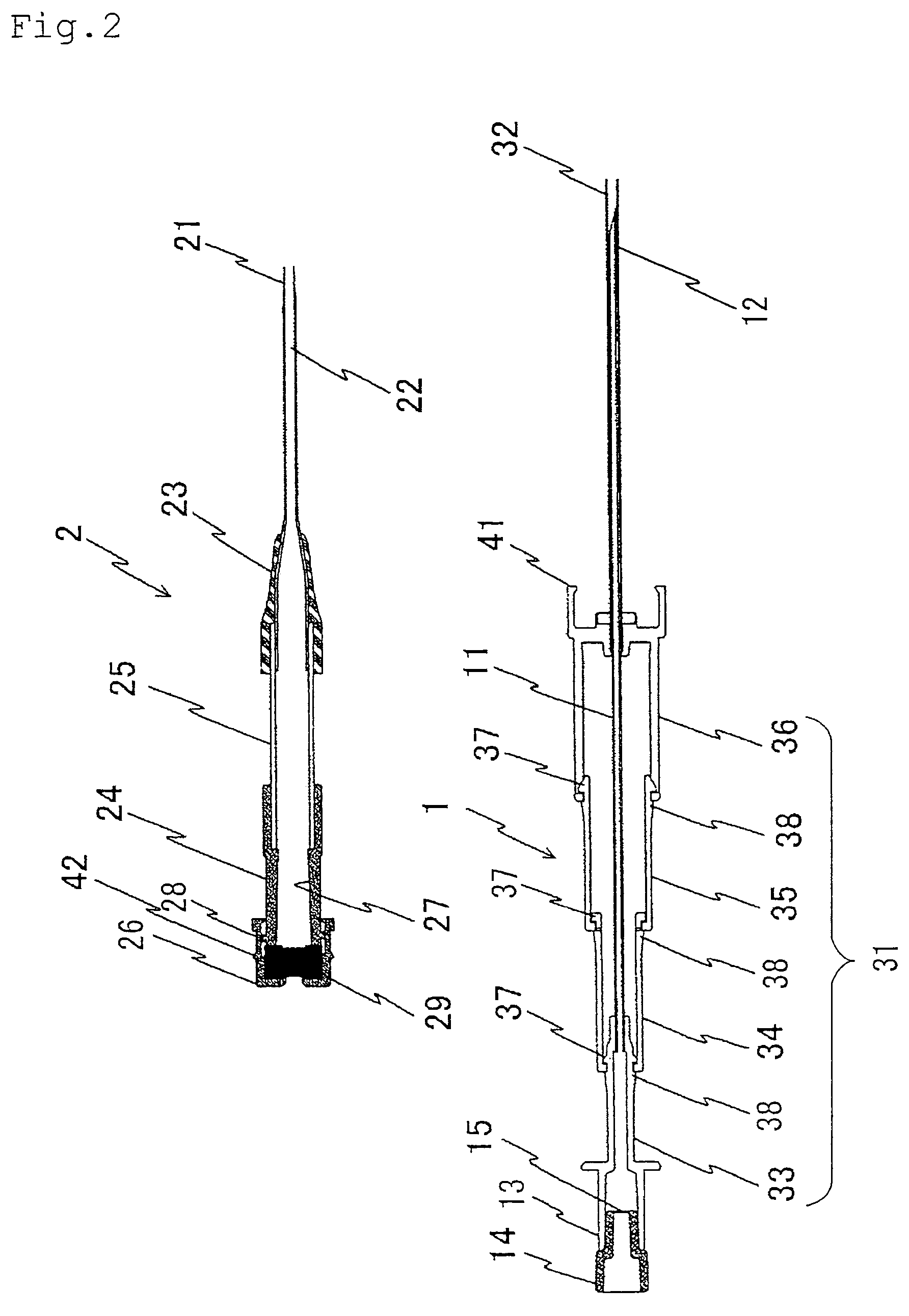 Safety indwelling needle