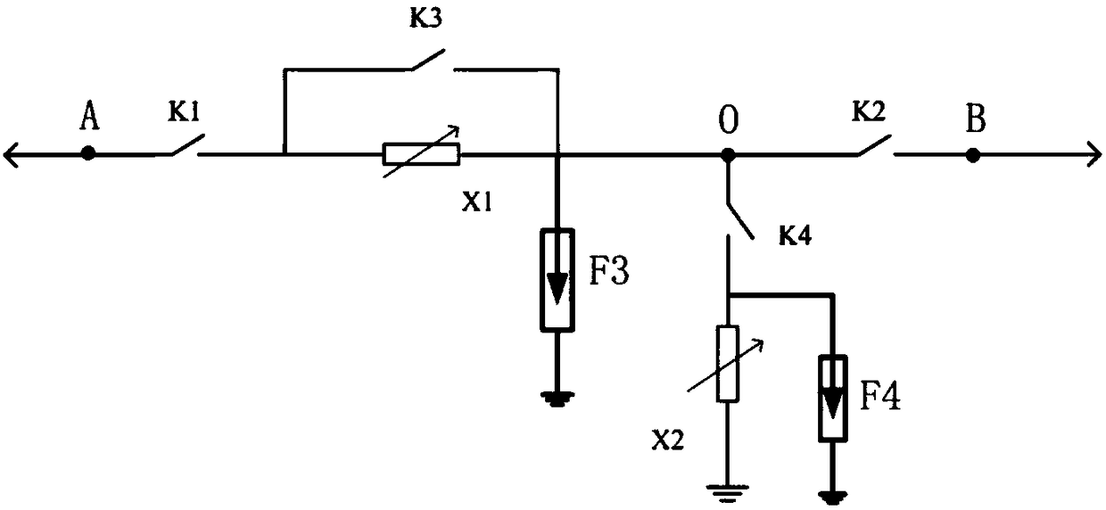 A distributed overvoltage protection system for a mobile photovoltaic power plant low voltage ride through test device