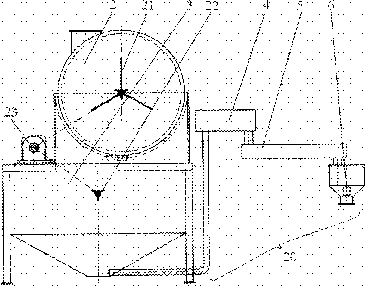 A plastic flat wire drawing unit