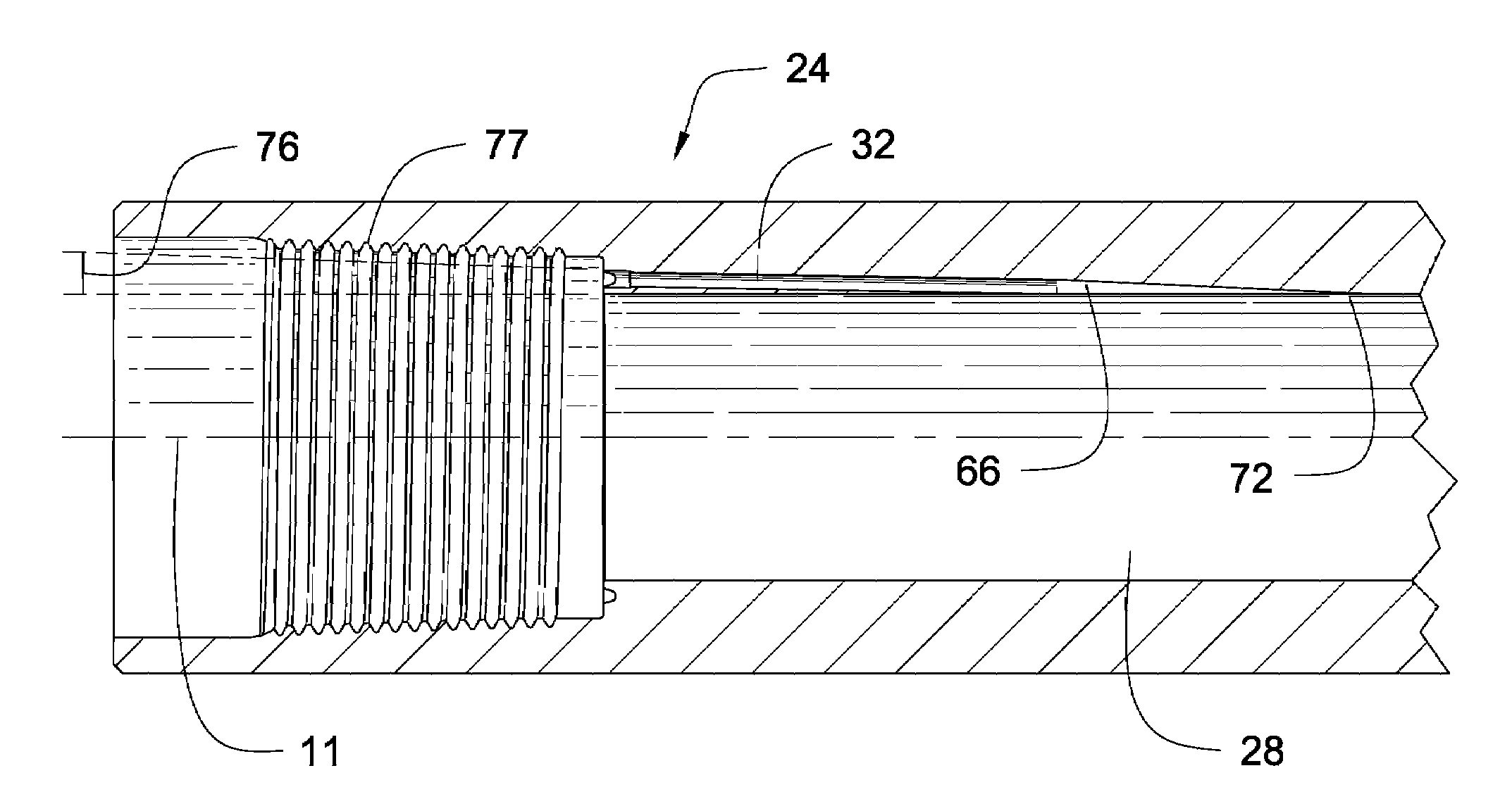 Apparatus and method for routing a transmission line through a downhole tool